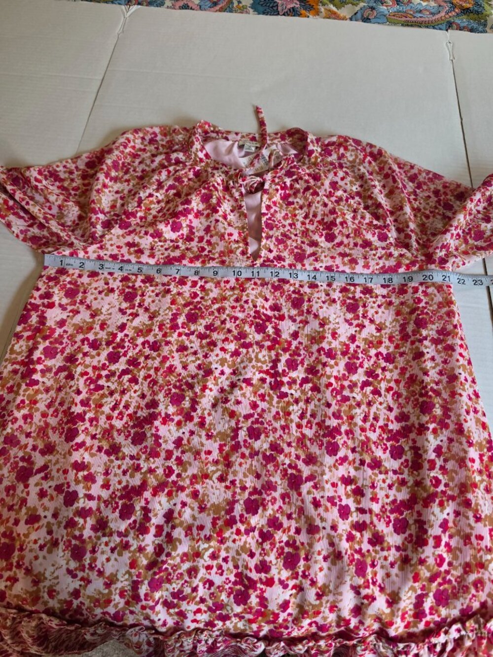 J Crew Factory Raglan Crinkle Mini Dress Size Med - Picture 11 of 12